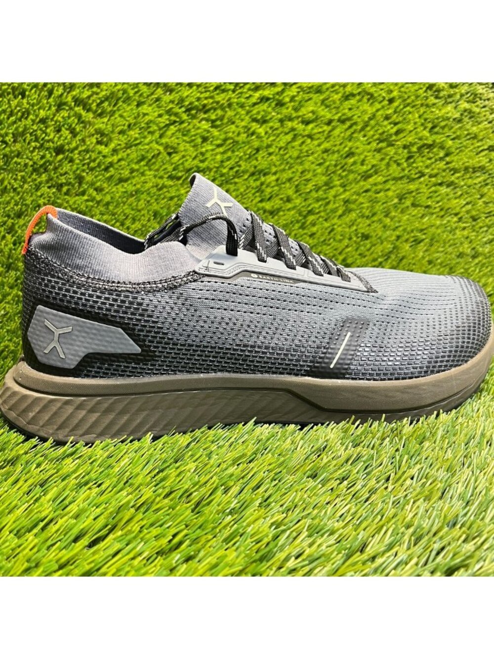 Flux Adapt Trail Runner Gray Olive Mens Size 12.5 Athletic Knit Shoes Sneakers